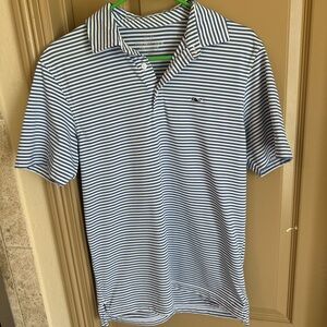 Men’s Vineyard Vines Striped Blue/White Polo